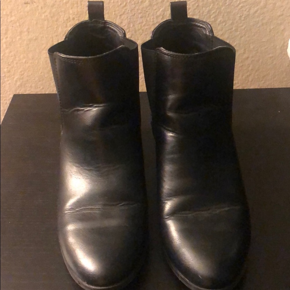 Boots with a heel